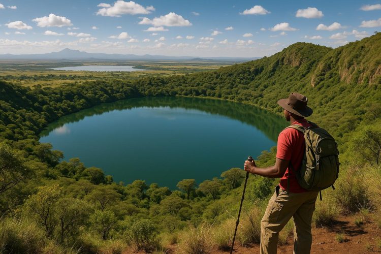 Exploring small crater lakes like Lake Elementaita