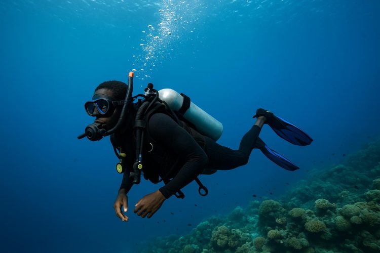 Deep-sea diving in Watamu