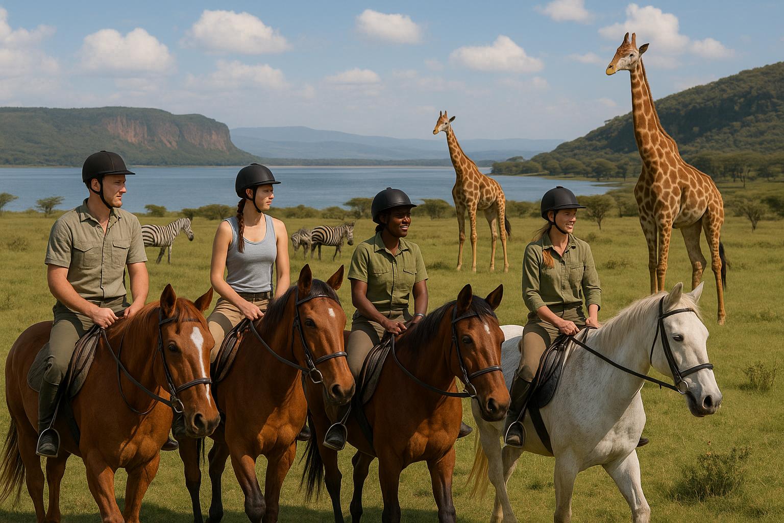 Horse riding safaris in Naivasha